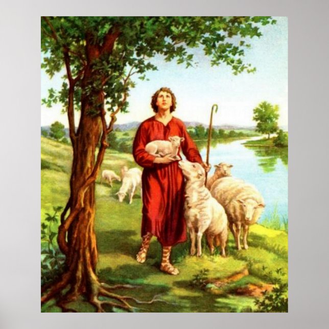 David The Shepherd Poster (Vorne)
