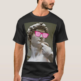 David trägt eine Rose-Brille T-Shirt