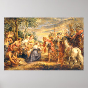 David und Abigail - Sir Peter Paul Rubens Fine Art Poster