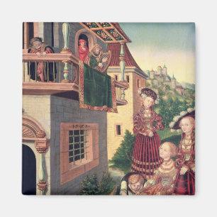 David und Bathsheba, 1528 Magnet