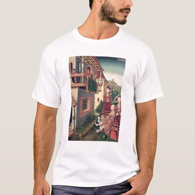 David und Bathsheba, 1528 T-Shirt (Vorderseite)