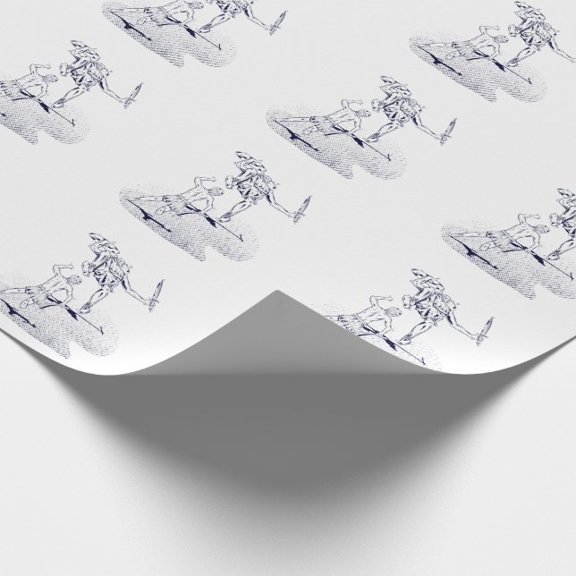David und Goliath Geschenkpapier (Ecke)