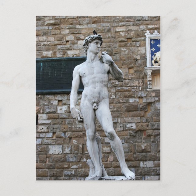 David von Michelanglo Postkarte (Vorderseite)