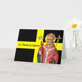 David von Wales (P 001) und Seine Flagge Karte