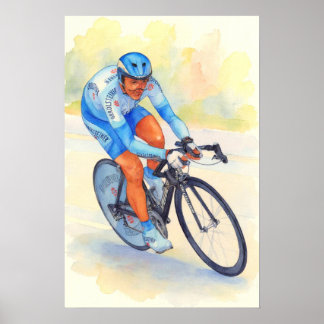 Davide REBELLIN 2005 Wasserfarbe Poster