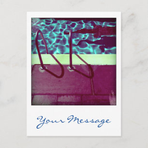 David's Pool 06162 Custom 3d Computer Art Postkart Postkarte