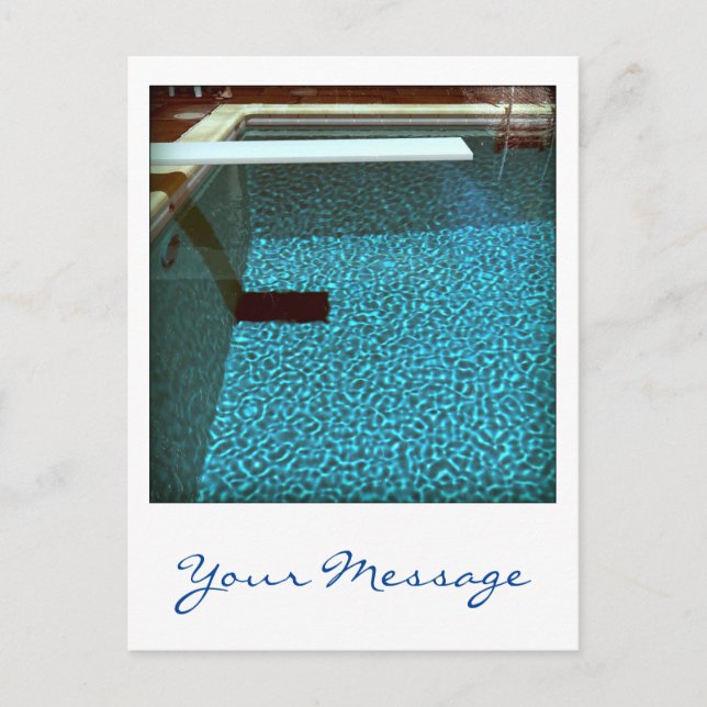 David's Pool 0916 Carte postale 3d Computer Art pe (Devant)