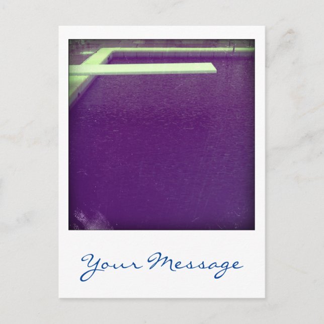 David's Pool 09e05 Custom 3d Computer Art Postkart Postkarte (Vorderseite)