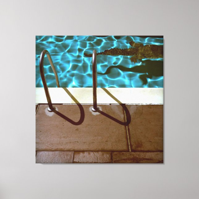 DAVID'S POOL SERIES p06 Leinwand (Vorderseite)