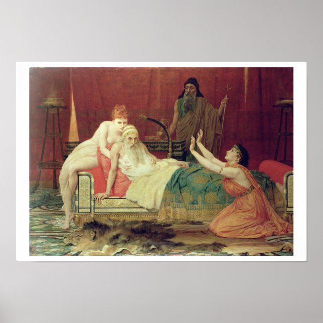 David's Promise to Bathsheba Poster (Vorne)