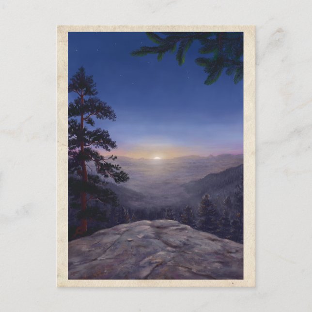 David's View - Postkarte (Vorderseite)