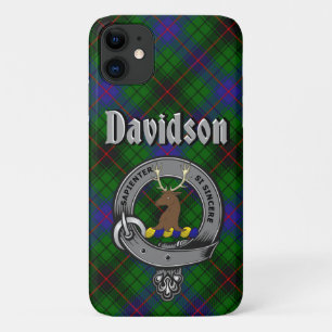 Davidson Clan Abzeichen & Tartan Phone Case