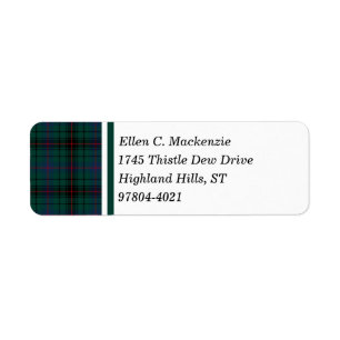 Davidson Clan Dark Green Scottish Tartan