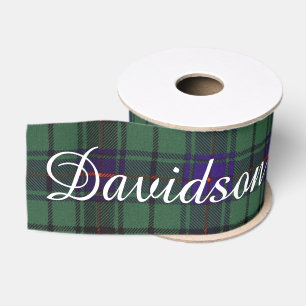 Davidson-Clan karierter schottischer Tartan Ripsband