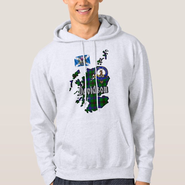 Davidson Clan Sweat - shirt à capuche d'insigne (Devant)