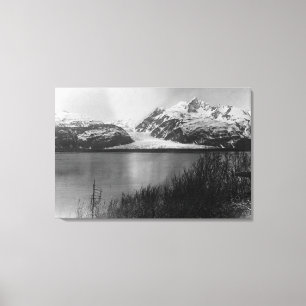 Davidson-Gletscher in Alaska-Fotografie Leinwanddruck