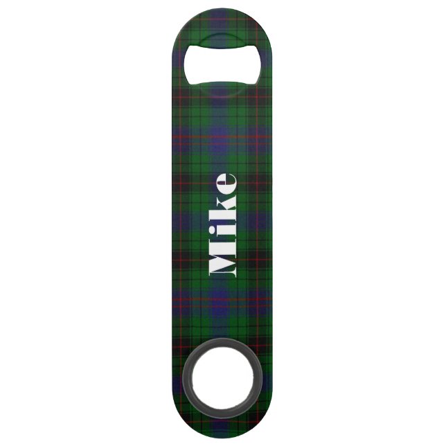 Davidson Kariert Custom Speed Bottle Opener Flaschenöffner (Vorderseite)