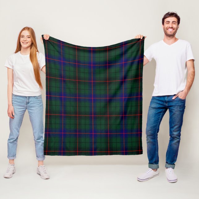 Davidson Modern Karo Fleecedecke (Beispiel)