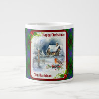Davidson Tartan & Robin Weihnachten