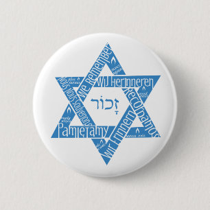 Davidsstern an, ", das wir erinnern - nie uns button