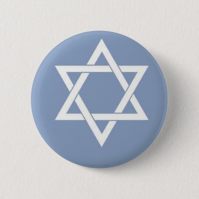 Davidsstern Button (Vorderseite)