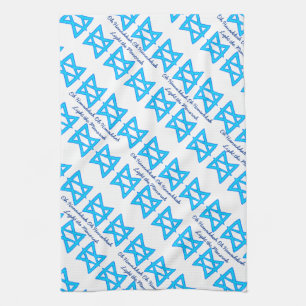 Davidsstern "Chanukka" Geschirrtuch