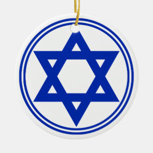 Davidsstern Keramikornament