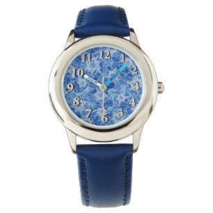 Davidssterne Buntglas Armbanduhr
