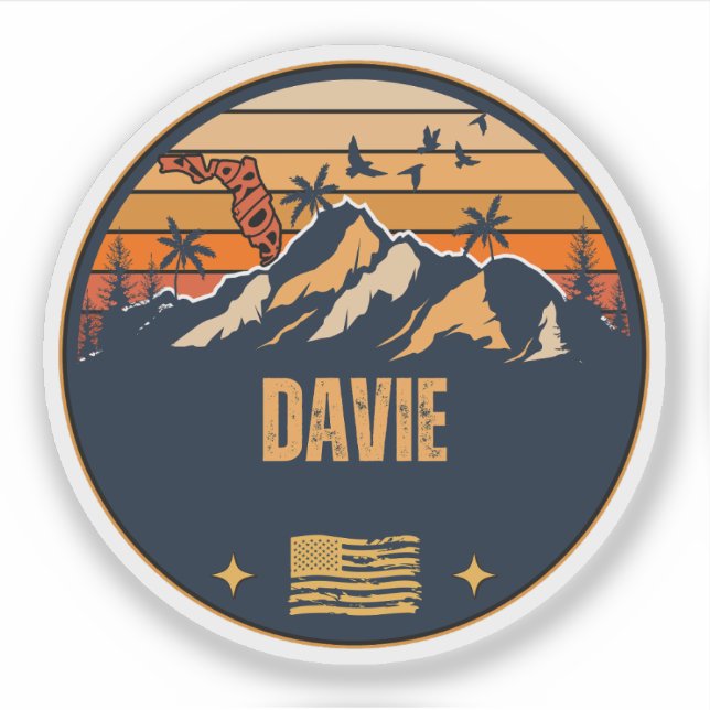 Davie, Florida Aufkleber (Vorderseite)