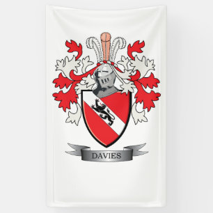 Davies-Familienwappen-Wappen Banner