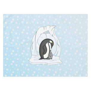 Davin et Annie les Manchots Nappe de table