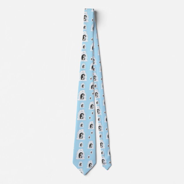 Davin und Annie die Pinguine Männer-Neck-Tie Krawatte (Vorderseite)