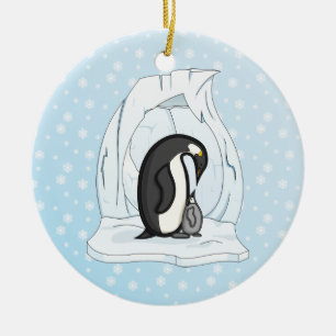 Davin und Annie the Penguins Ornament
