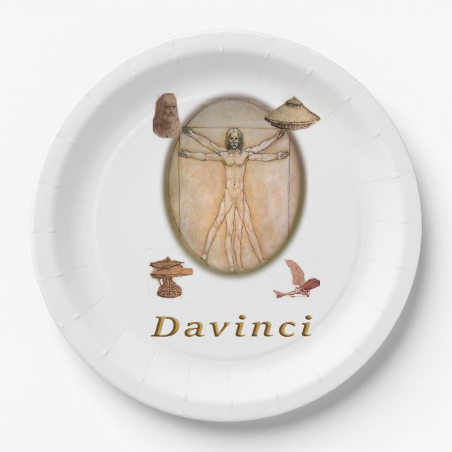 Davinci Pappteller (Vorderseite)