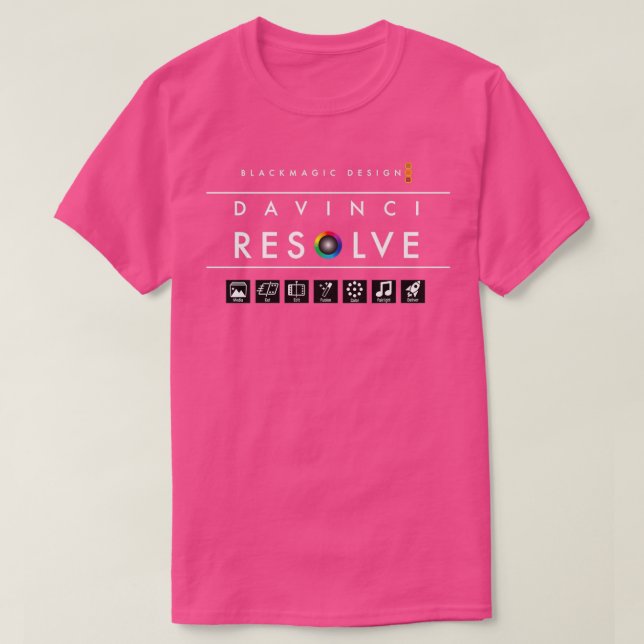 Davinci Resolve , Apparels Zubehör Essential  T-Shirt (Design vorne)