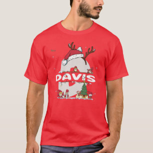 Davis Christmasw Davis Name für lustige Weihnachte T-Shirt