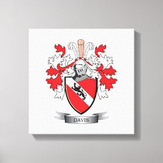 Davis Coat of Arms Leinwanddruck