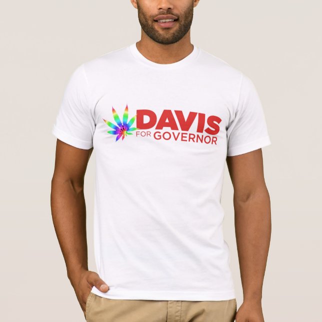 Davis-Gay Pride-T - Shirt (Vorderseite)