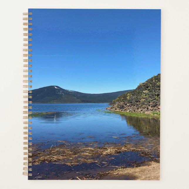 Davis Lake mit Lava Rocks, OR Planer (Vorderseite)
