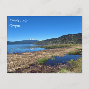 Davis Lake, OR Postkarte