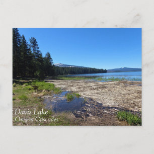 Davis Lake, Oregon Postkarte