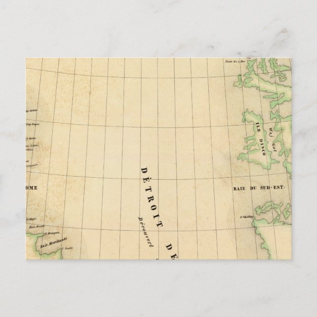 Davis Straight Region Postkarte (Vorderseite)