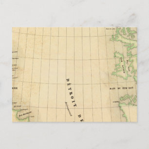 Davis Straight Region Postkarte