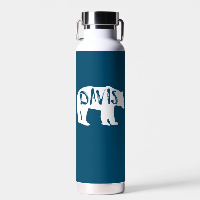 Davis West Virginia Bear Trinkflasche (Vorne)