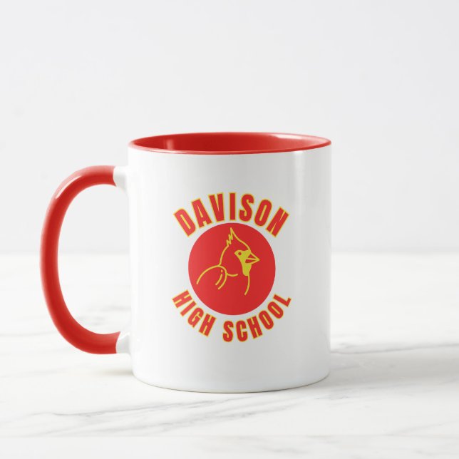 Davison High School Michigan Coffee Tasse (Links)