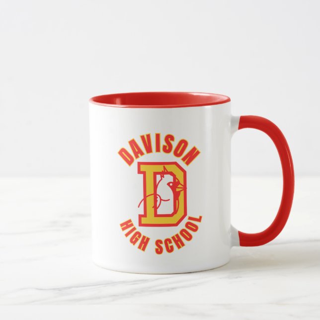 Davison High School Michigan Kaffeetasse (Rechts)