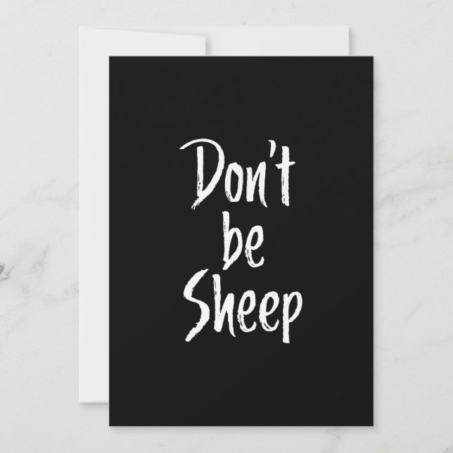 Davon be sheep Humor Quotes About Sheep Gift (Vorderseite)
