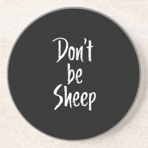 Davon be sheep Humor Quotes About Sheep Gift Getränkeuntersetzer