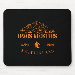 Davos Klosters Ski Resort Schweizer Alpen Skigebie Mousepad