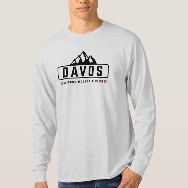 Davos Schweiz Außenbereich T - Shirt (Vorderseite)
